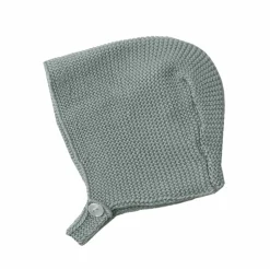 Aquarelle green baby knit bonnet