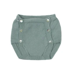 Aquarelle green knit baby bloomer