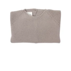 Beige thick knit sweater