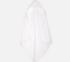 Blue birds hooded towel