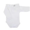 Bodysuit lace batiste in white