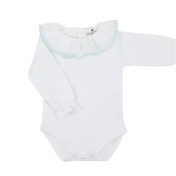 Bodysuit lace batiste in blue
