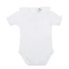 Bodysuit s/s lace batiste in white
