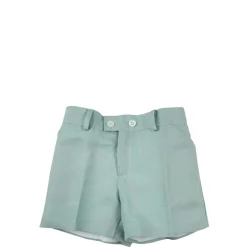 Green linen short
