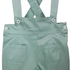 Green short with braces