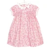Inés dress. Pink flowers