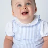 Julio romper blue stripes