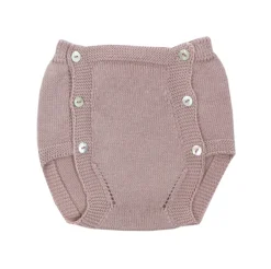 knitting baby bloomer dusty pink