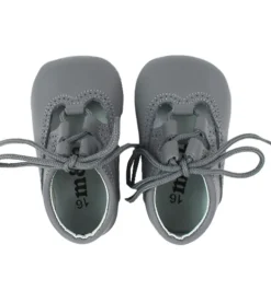 Lace up pram brogue shoes grey