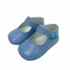 Mary Jane pram shoes blue