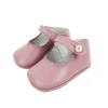 Mary Jane pram shoes pastel pink