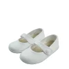 Mercedita canvas in white with button