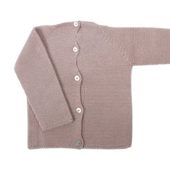 Pastel pink thick knit sweater