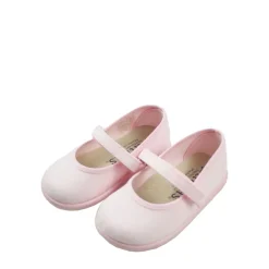 Pink canvas mary jane shoes