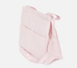 Stroller bag. Pink stripes