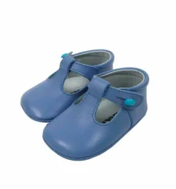 T-bat pram shoes in blue